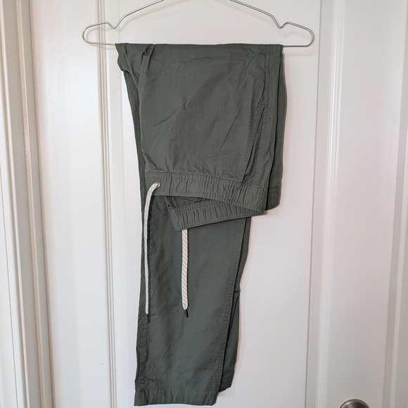 Olive Green Jogger Pants - Picture 1 of 2
